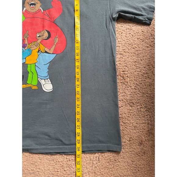 Scene Not Herd T Shirt Mens XL Gray NYC Fat Albert Wrap Around Graphic USA Made - Picture 7 of 9